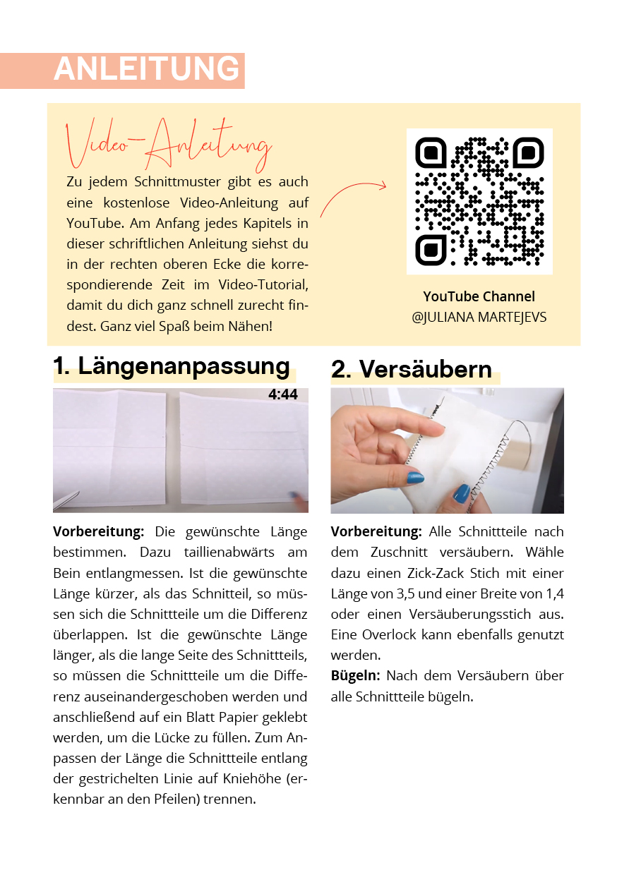Gerade Hose Schnittmuster LESLIE – Bild 8