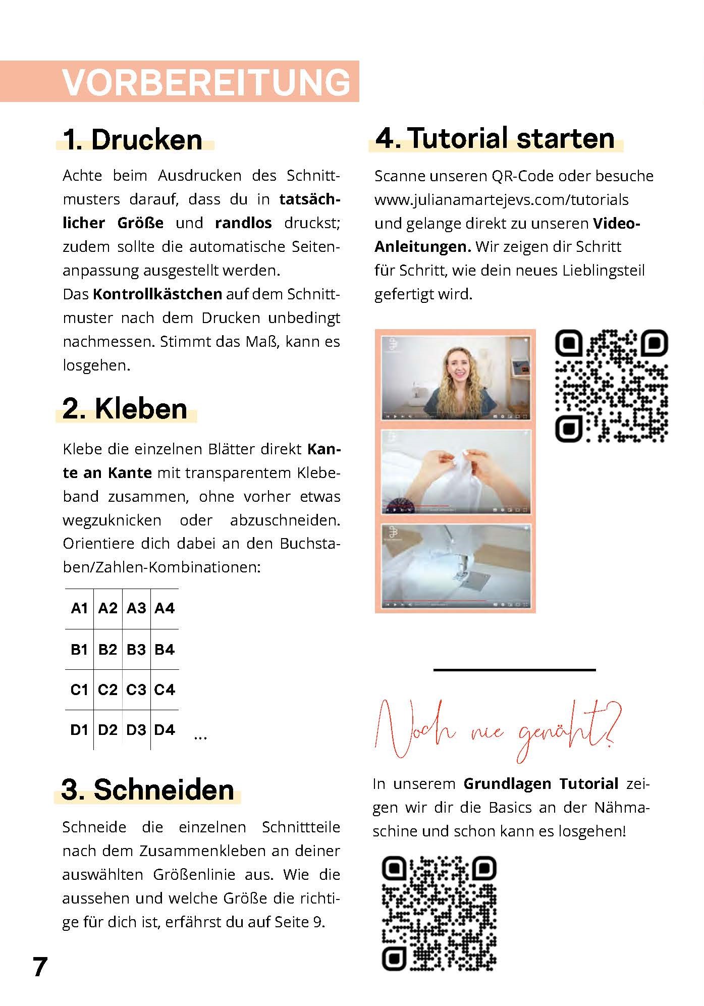 Oversized T-Shirt Schnittmuster – Bild 8