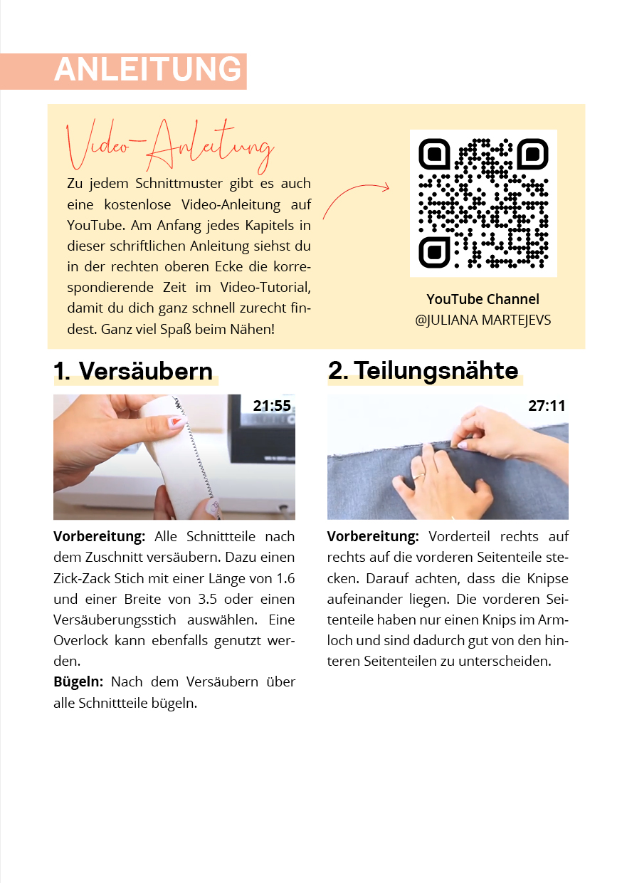 A-Linie Kleid Schnittmuster RORY – Bild 8