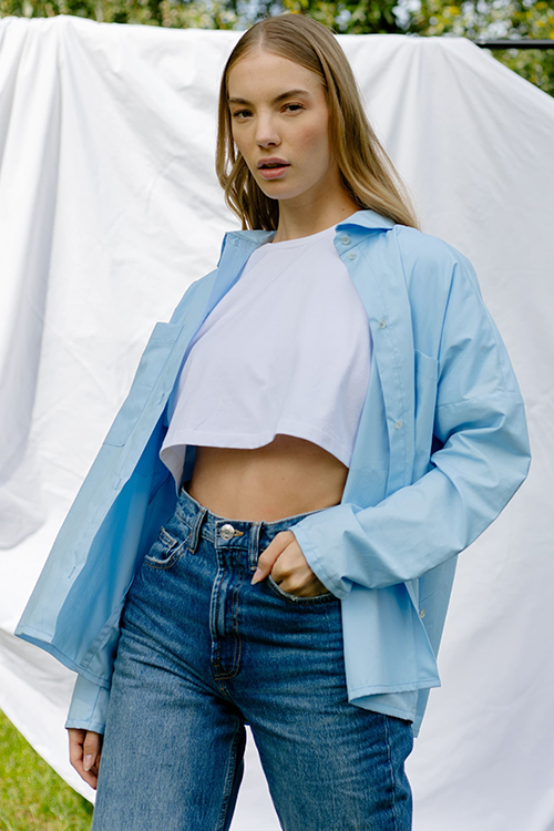 Schnittmuster oversized Bluse