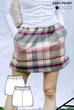 Sewing pattern mini skirt