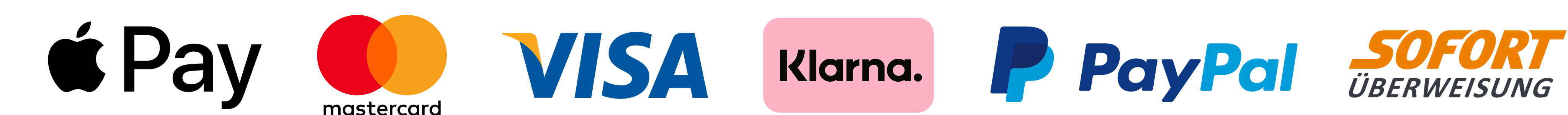 You can pay by credit card, apple pay, Klarna or other payment methods.