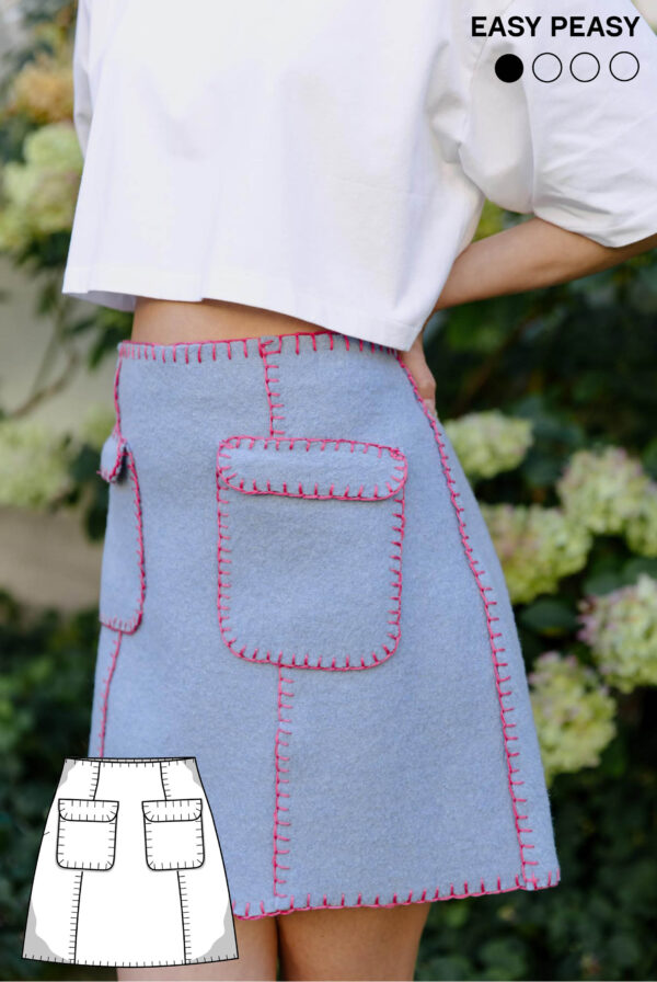 Mini skirt sewing pattern