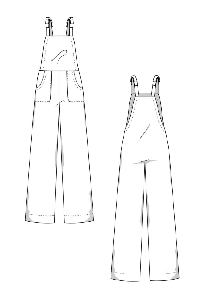 Overall Sewing Pattern | Easy jumpsuit