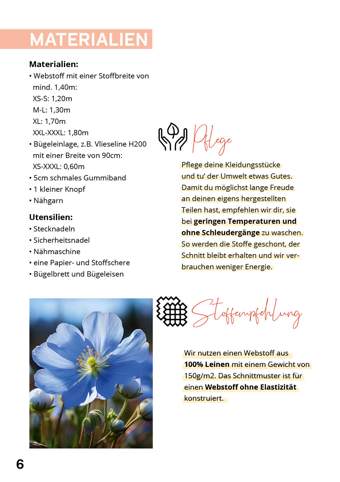 Leinenkleid Schnittmuster AURELIA – Bild 7