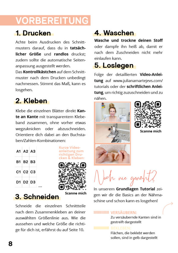 Jersey Midikleid Schnittmuster FIONA – Bild 7
