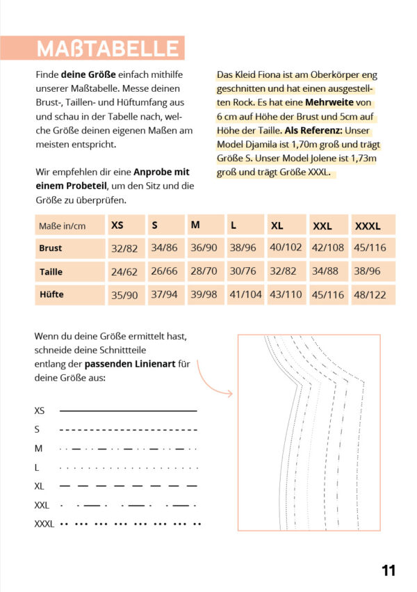 Jersey Midikleid Schnittmuster FIONA – Bild 8