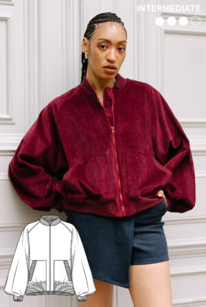 Bomber jacket sewing pattern