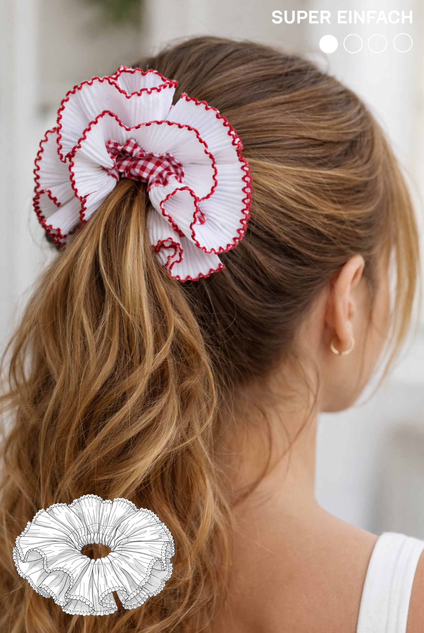 Scrunchie Schnittmuster