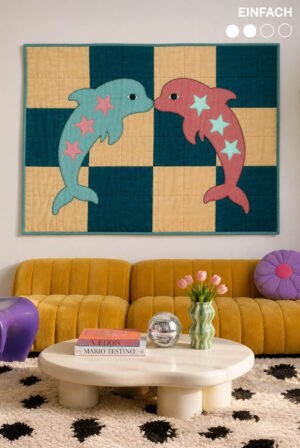 Delfin Quilt Schnittmuster