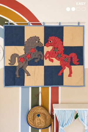 Horse Quilt Sewing Pattern